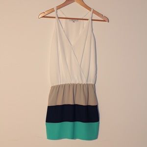 Mini Dress with Elastic Waistband